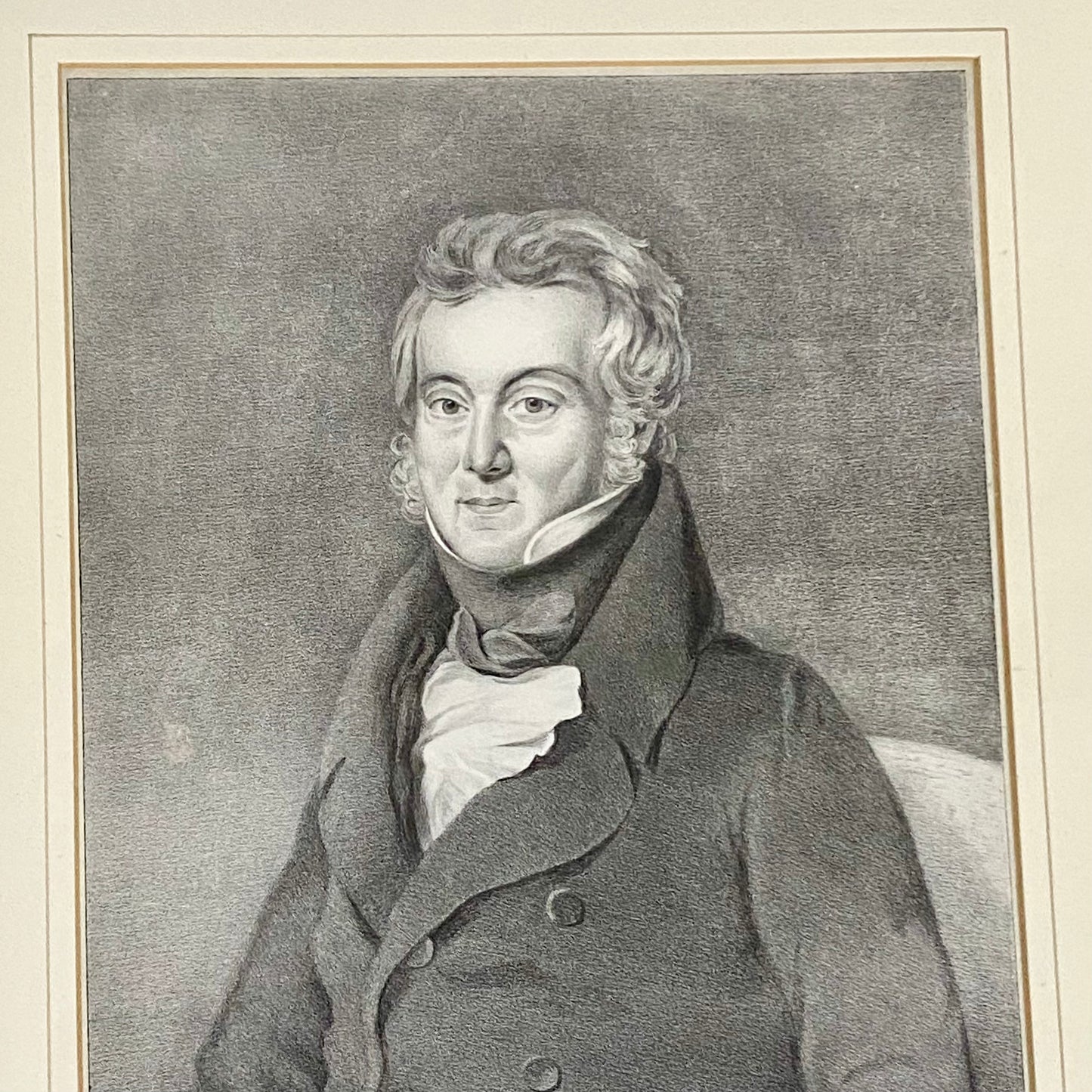 Antique Portrait Of Dr Richard Smith Surgeon Bristol Infirmary Lithograph Framed