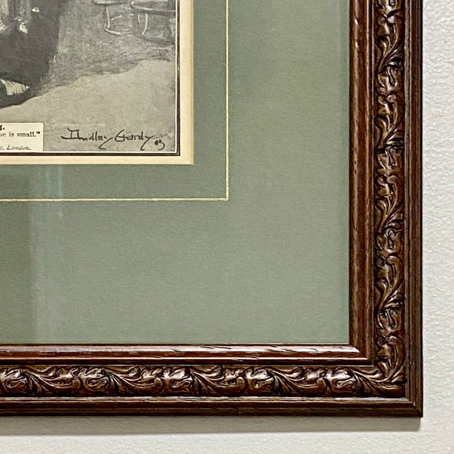 Vintage Plasmon Cocoa The Contrast Advertising Art Print Plate Signed & Framed