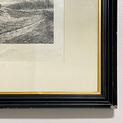 Le Voyageur Louis Ruet After Jean-Louis-Ernest Meissonier 1904 Signed Etching