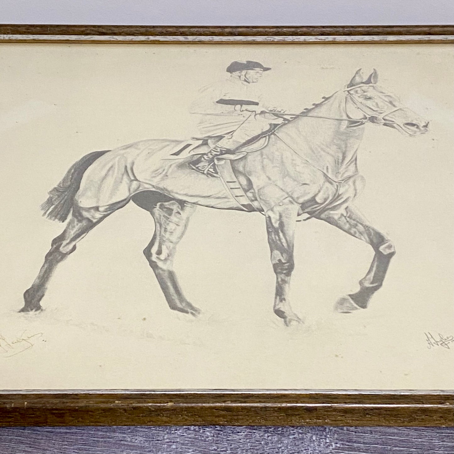 Vintage Horse Arkle Art Print Signed F Taylor 1981 Limited Ed No. 499/500 Rare