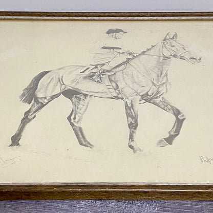 Vintage Horse Arkle Art Print Signed F Taylor 1981 Limited Ed No. 499/500 Rare