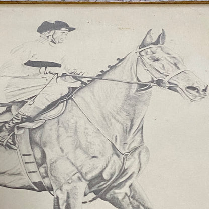 Vintage Horse Arkle Art Print Signed F Taylor 1981 Limited Ed No. 499/500 Rare