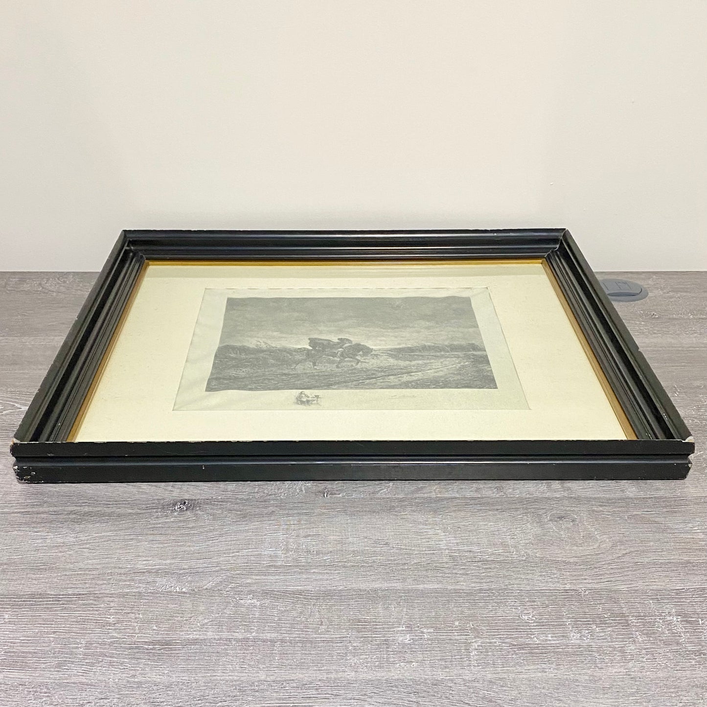 Le Voyageur Louis Ruet After Jean-Louis-Ernest Meissonier 1904 Signed Etching
