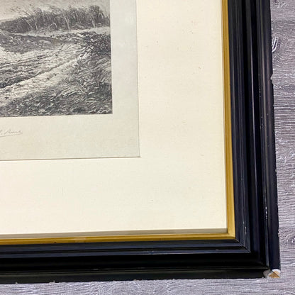 Le Voyageur Louis Ruet After Jean-Louis-Ernest Meissonier 1904 Signed Etching