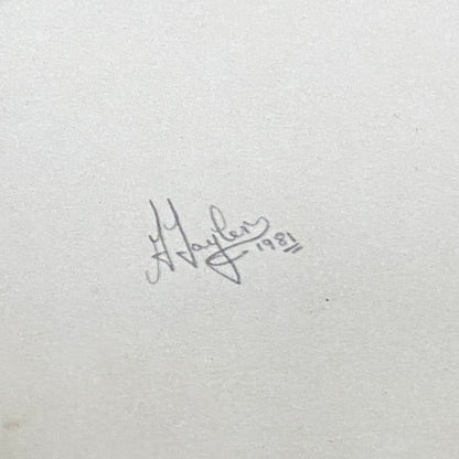 Vintage Horse Arkle Art Print Signed F Taylor 1981 Limited Ed No. 499/500 Rare