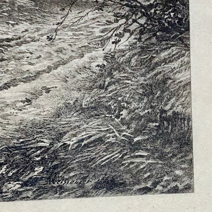 Le Voyageur Louis Ruet After Jean-Louis-Ernest Meissonier 1904 Signed Etching