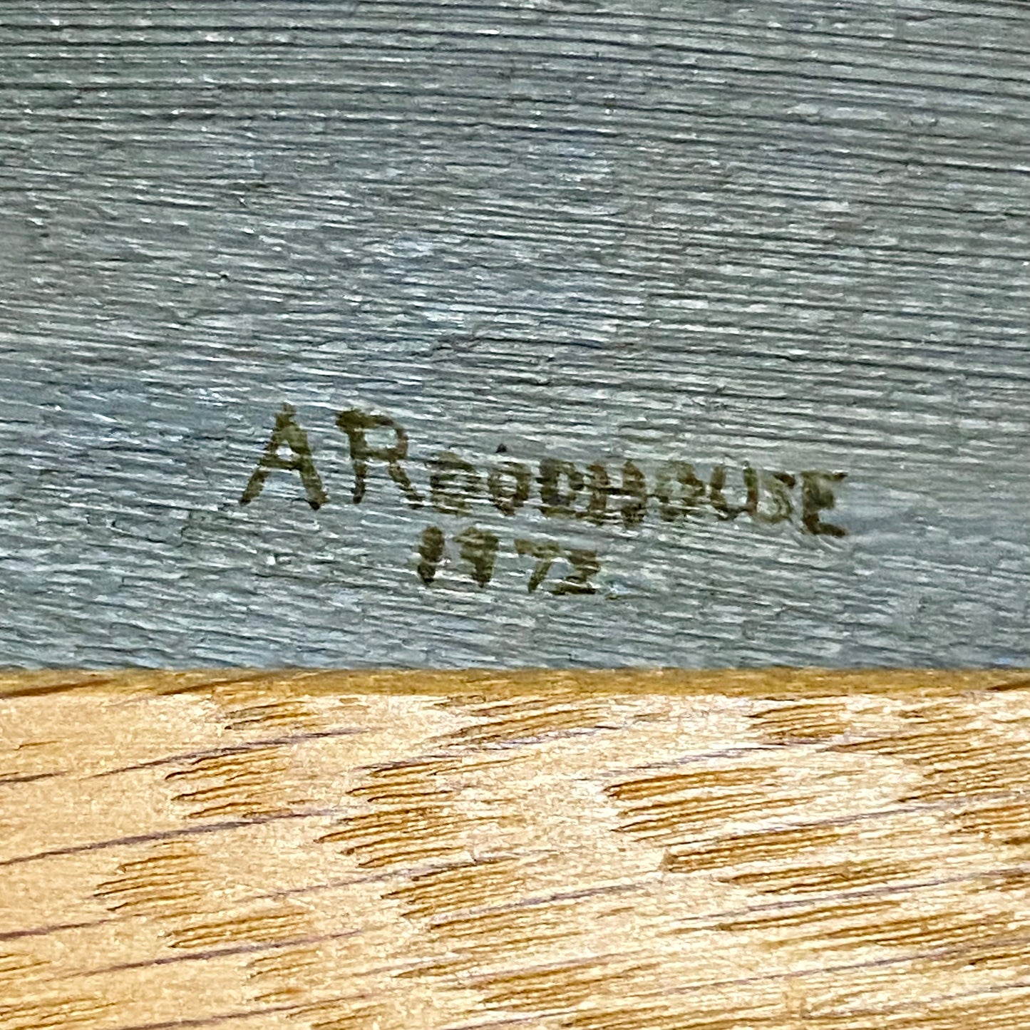 Vintage Lakeside Mountain Landscape Oil On Board Signed A Roodhouse 1972 Framed