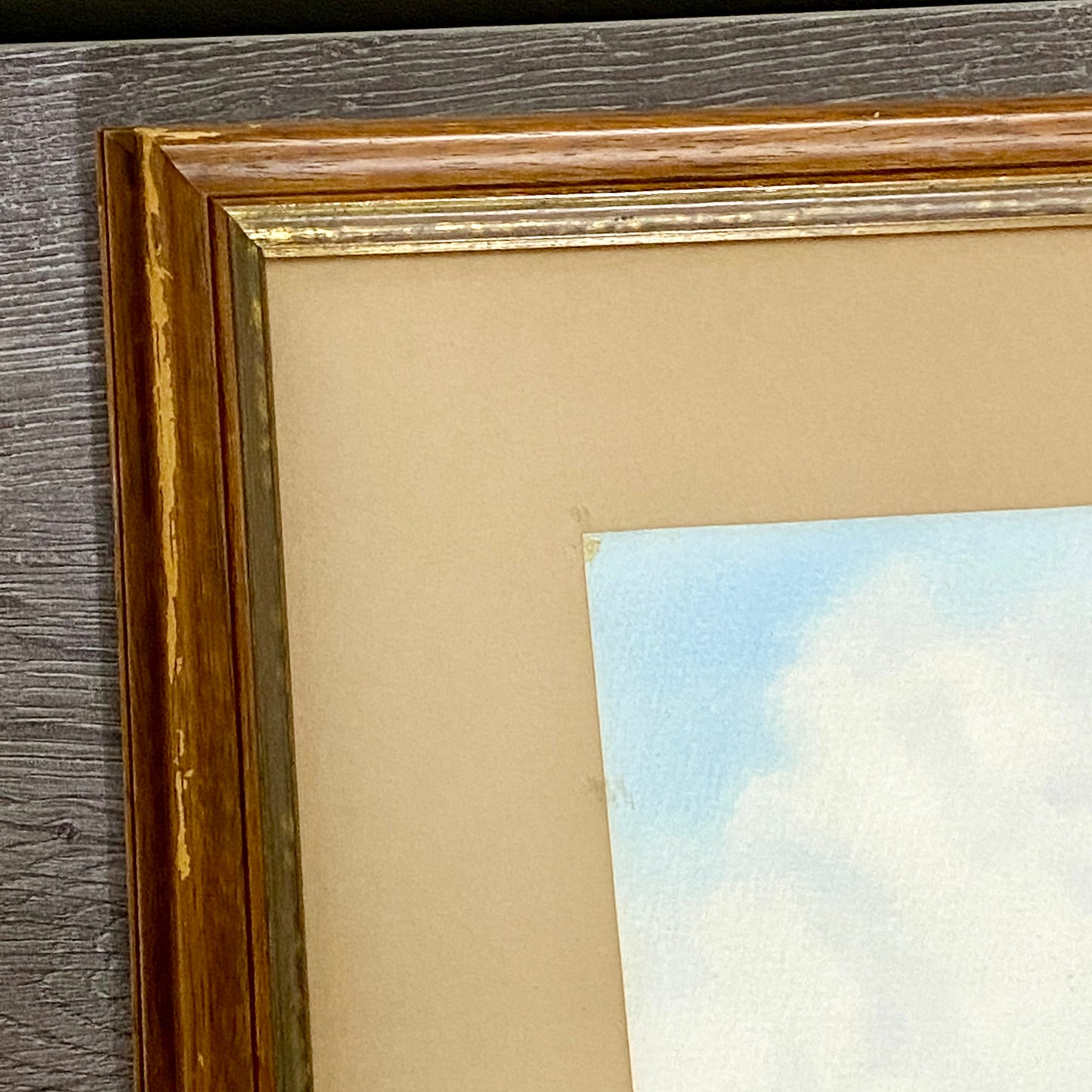 Vintage Coastal Sailing Boat Watercolour Painting Signed Leo Bridges 1981 Framed