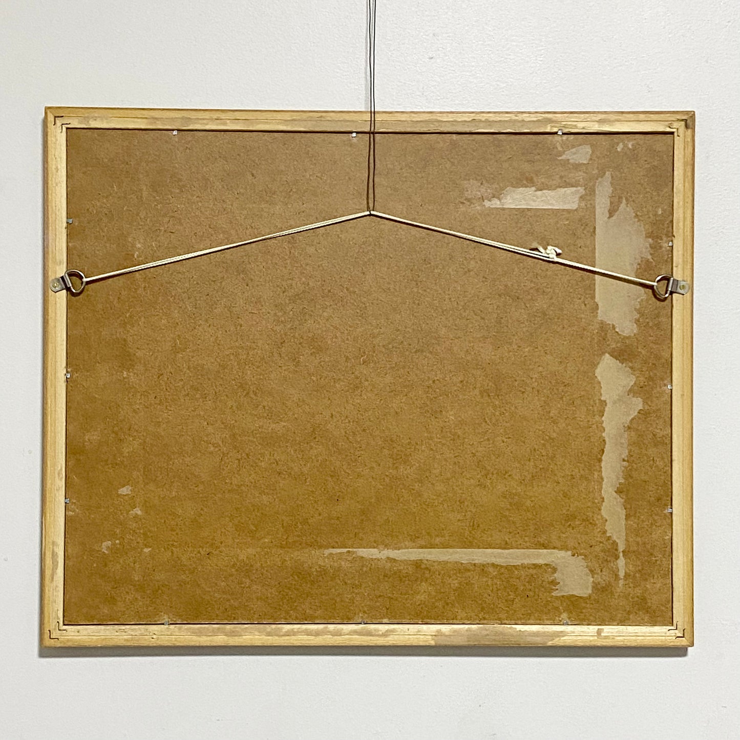 Vintage Country Lane Watercolour Painting Signed Keith Johnson Framed & Glazed