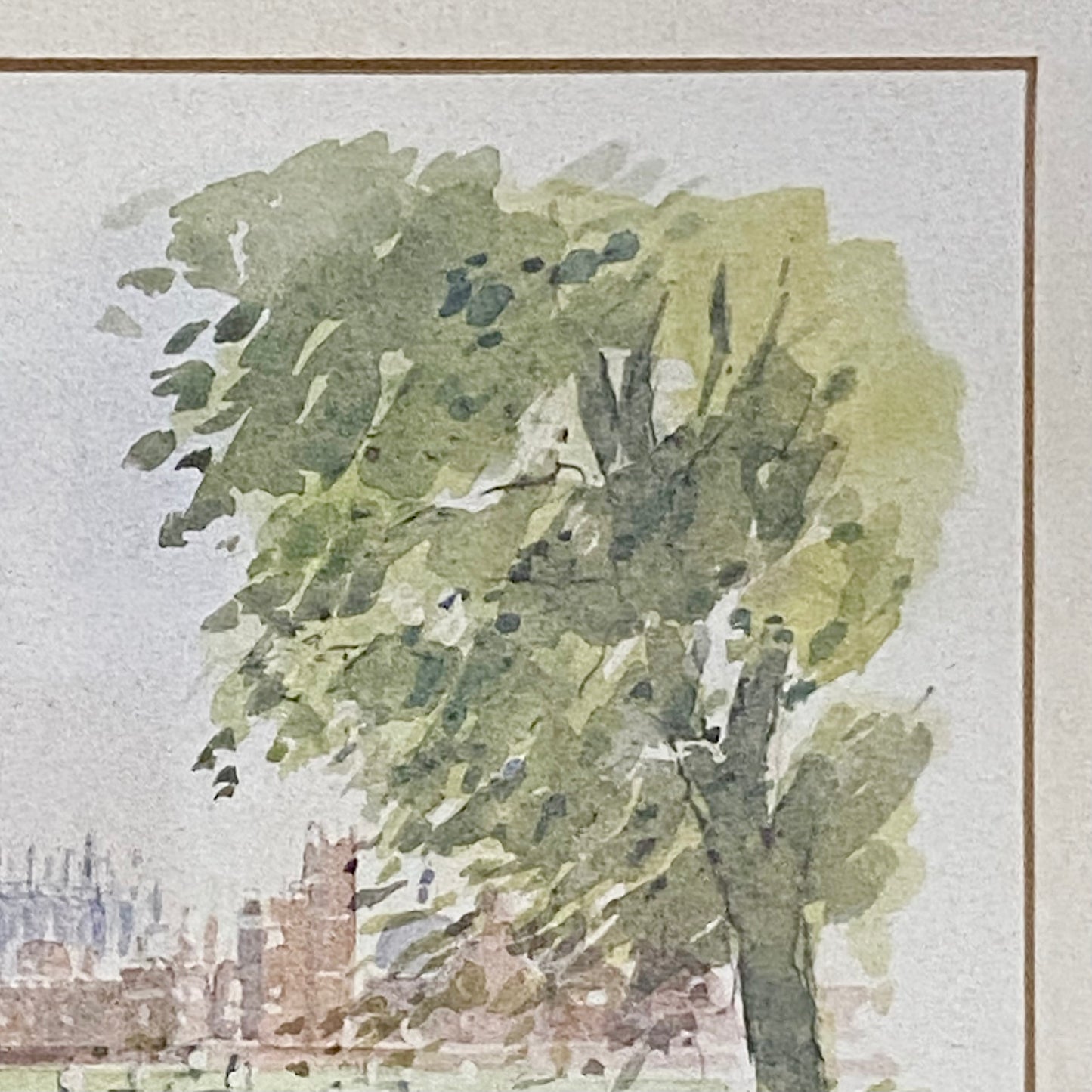 Vintage Hugh Casson Eton College College Field Signed Limited Edition Print 1988