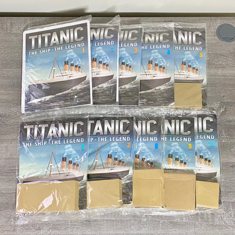 Hachette Titanic The Ship Issues 1–140 Complete Kit + Issues 141–145 & 6 Binders