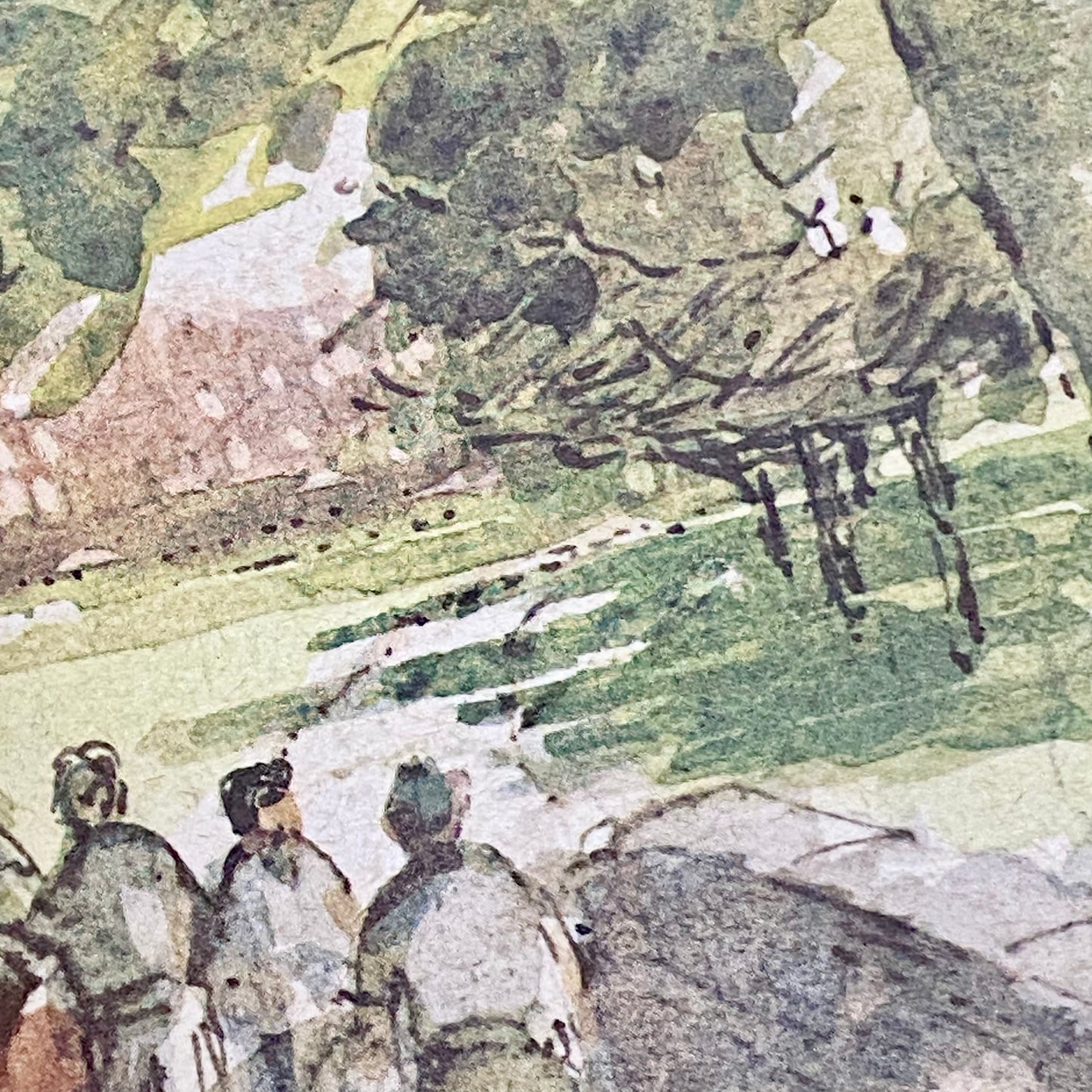 Vintage Hugh Casson Eton College College Field Signed Limited Edition Print 1988