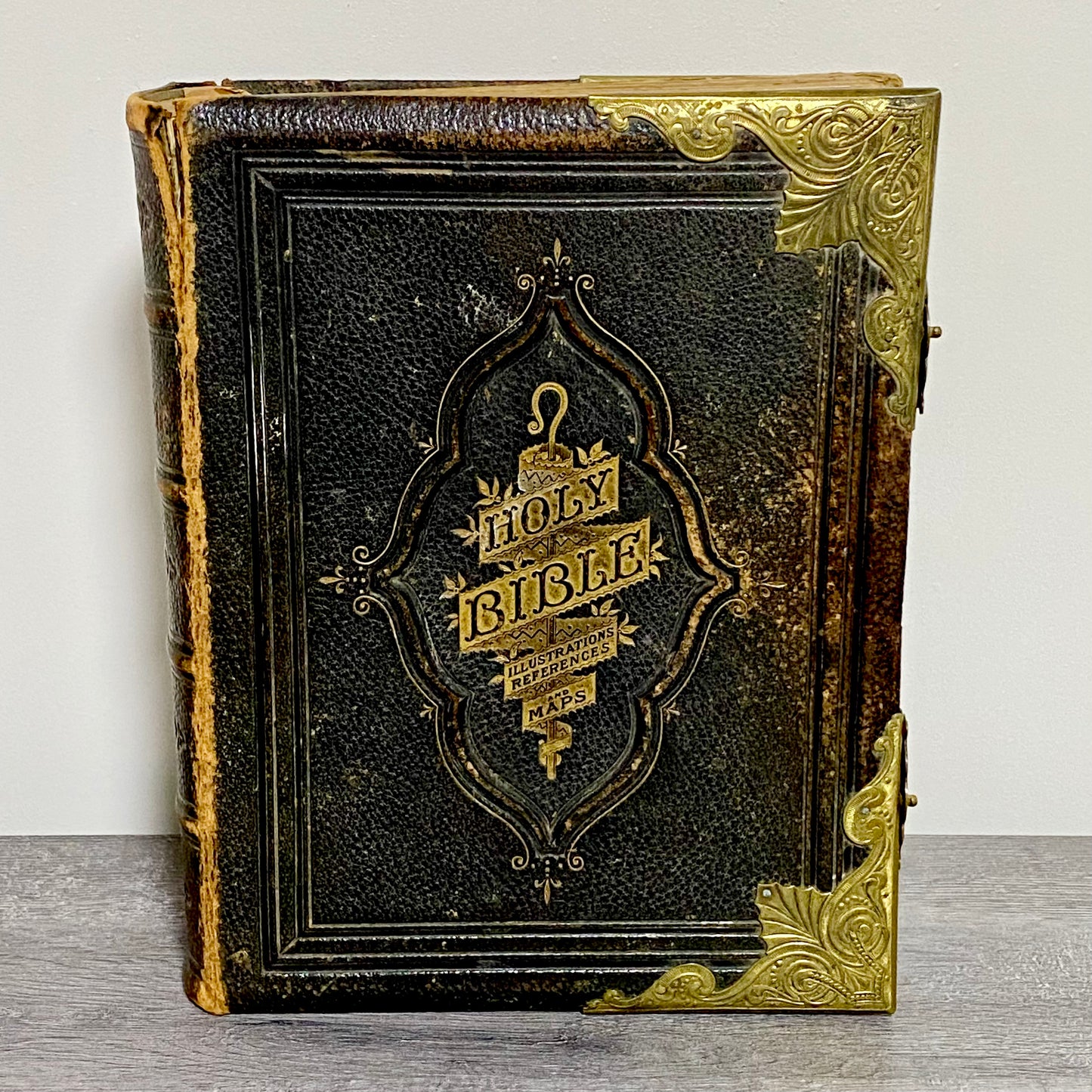 Antique Giant The National Family Bible Cassell Edited Rev. John Eadie c1880s