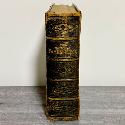 Antique Giant The National Family Bible Cassell Edited Rev. John Eadie c1880s