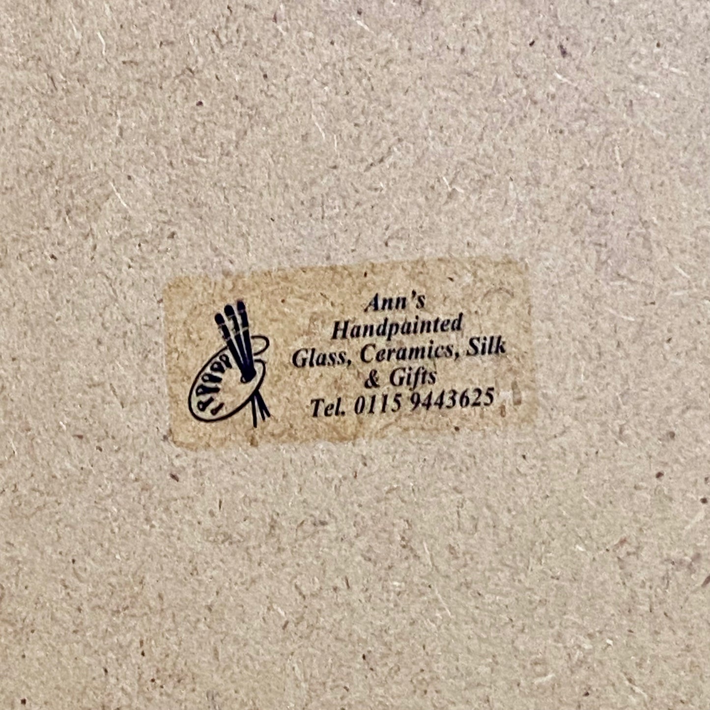 Vintage Traditional British Red Telephone Box Watercolour Painting Signed Ann