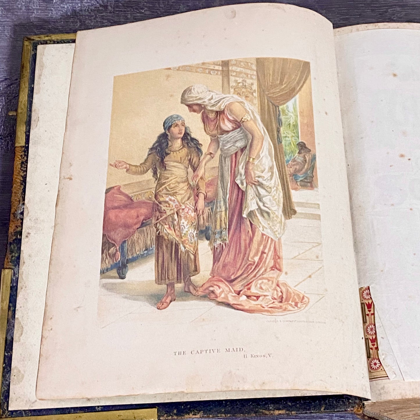 Antique Giant The National Family Bible Cassell Edited Rev. John Eadie c1880s