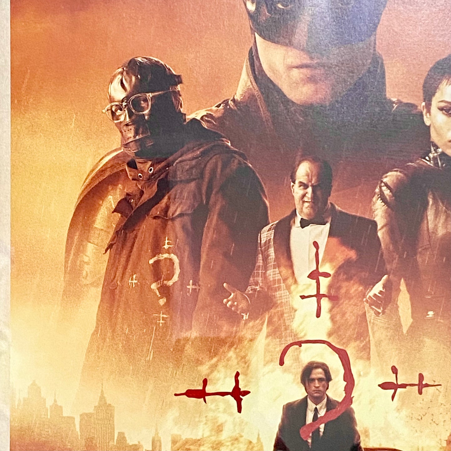 The Batman DC Comics 2022 Original Promo Movie Poster Print Framed With Glazing