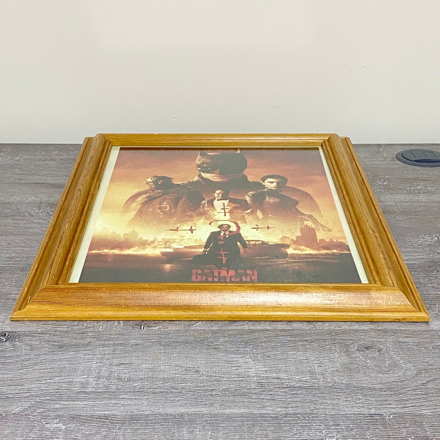 The Batman DC Comics 2022 Original Promo Movie Poster Print Framed With Glazing