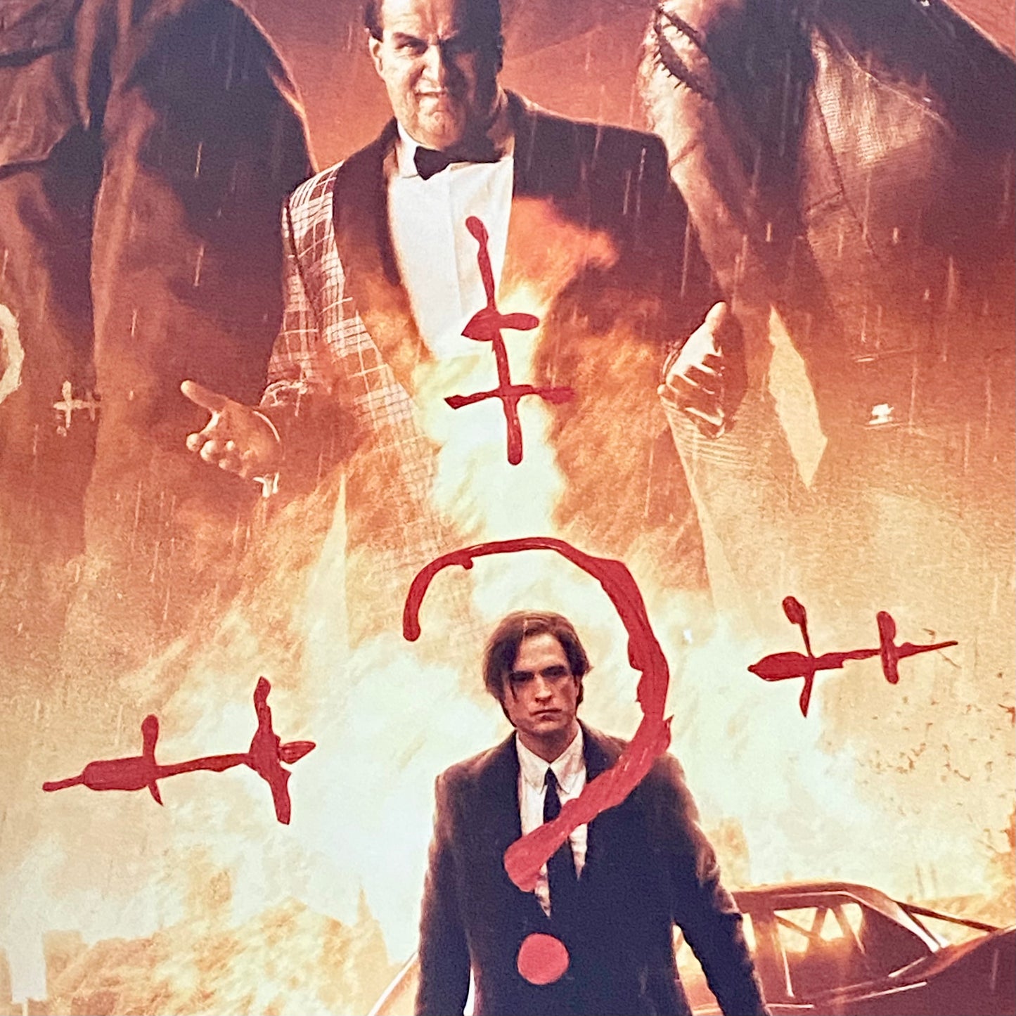 The Batman DC Comics 2022 Original Promo Movie Poster Print Framed With Glazing