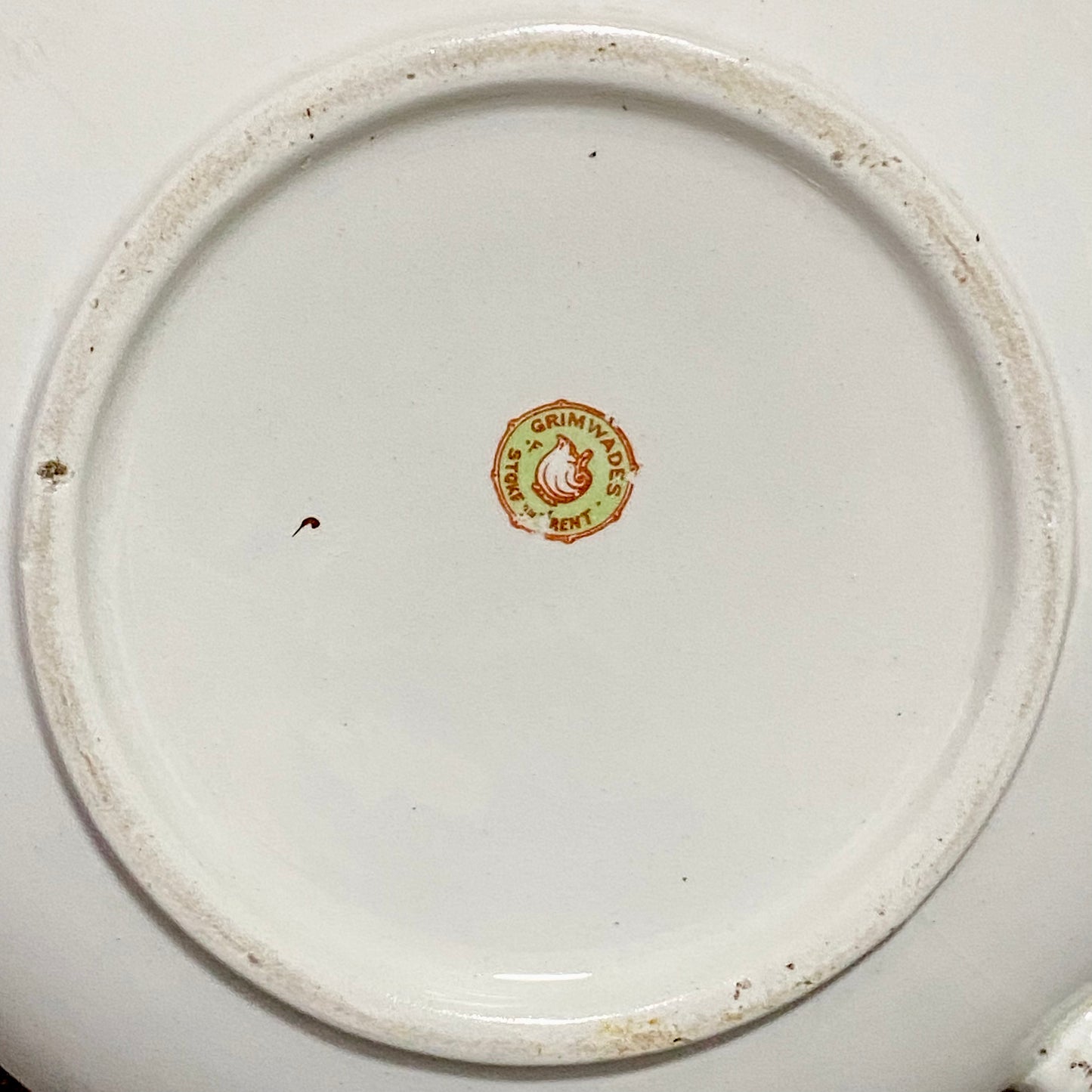 Antique Victorian Style Ceramic Floral Design Chamber Pot With Handle Grimwades