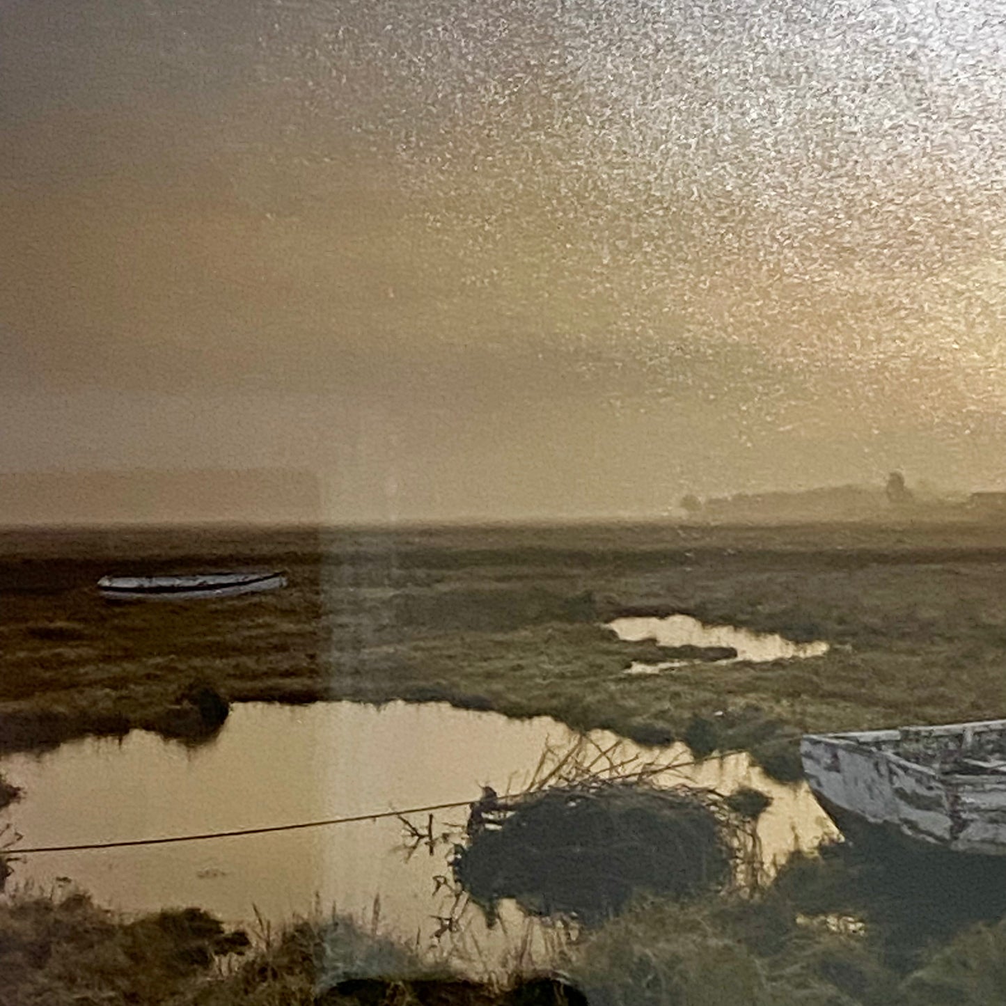 Vintage Breaking Dawn Brancaster Staithe Boat Photograph Print Signed & Framed