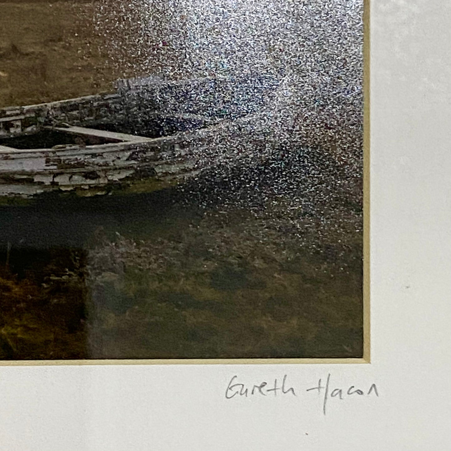 Vintage Breaking Dawn Brancaster Staithe Boat Photograph Print Signed & Framed