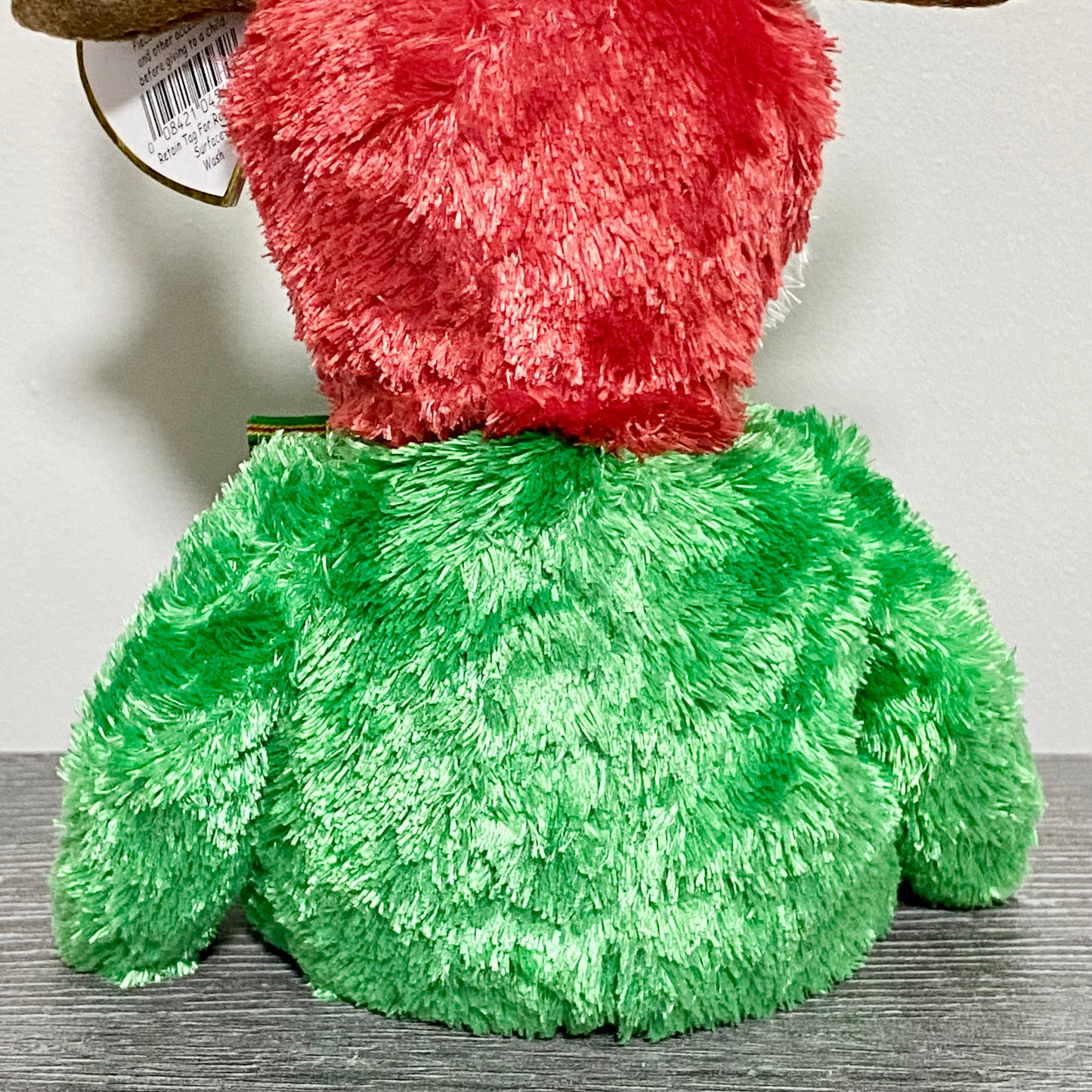 Ty Beanie Baby 2002 Holiday Teddy Christmas Soft Plush Reindeer Bear With Tags