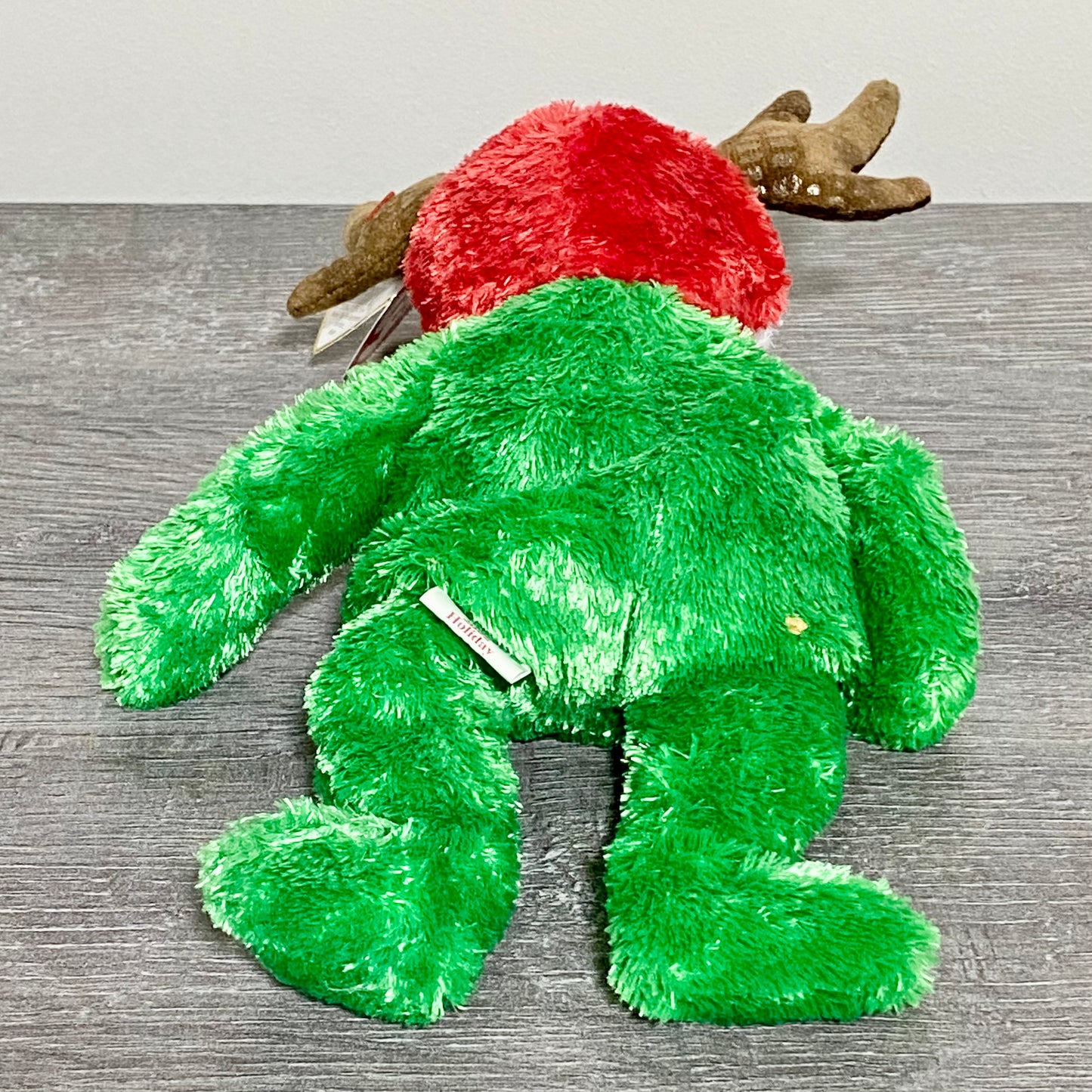Ty Beanie Baby 2002 Holiday Teddy Christmas Soft Plush Reindeer Bear With Tags