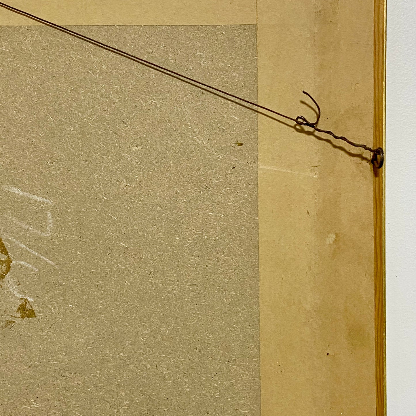 Vintage Cottage & Geese Scene Tapestry Needlepoint Display Art Gilt Framed Rare