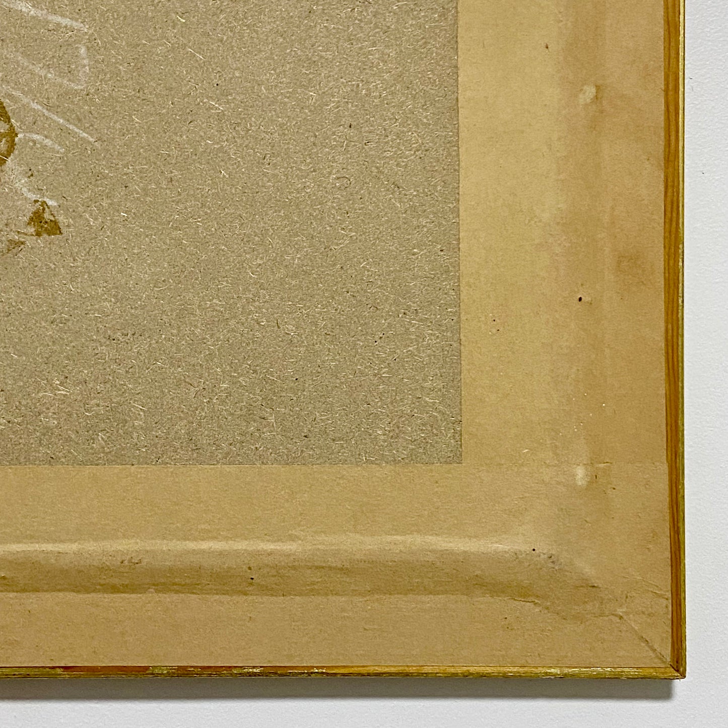 Vintage Cottage & Geese Scene Tapestry Needlepoint Display Art Gilt Framed Rare