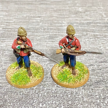2x 28mm 24th Regiment Of Foot Painted Plastic Miniatures Zulu 1879 War Games #11