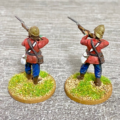 2x 28mm 24th Regiment Of Foot Painted Plastic Miniatures Zulu 1879 War Games #24