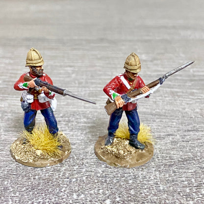 2x 28mm 24th Regiment Of Foot Painted Plastic Miniatures Zulu 1879 Wargaming #3