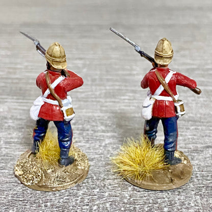 2x 28mm 24th Regiment Of Foot Painted Plastic Miniatures Zulu 1879 Wargaming #3