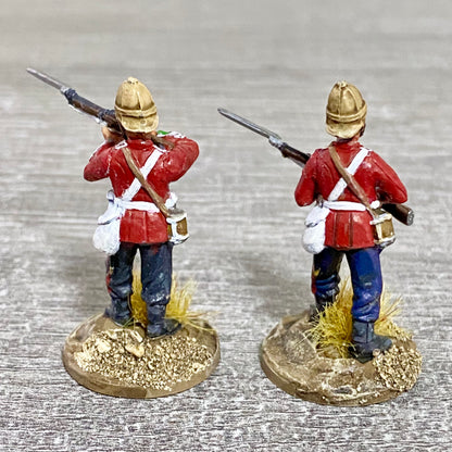 2x 28mm 24th Regiment Of Foot Painted Plastic Miniatures Zulu 1879 Wargaming #4