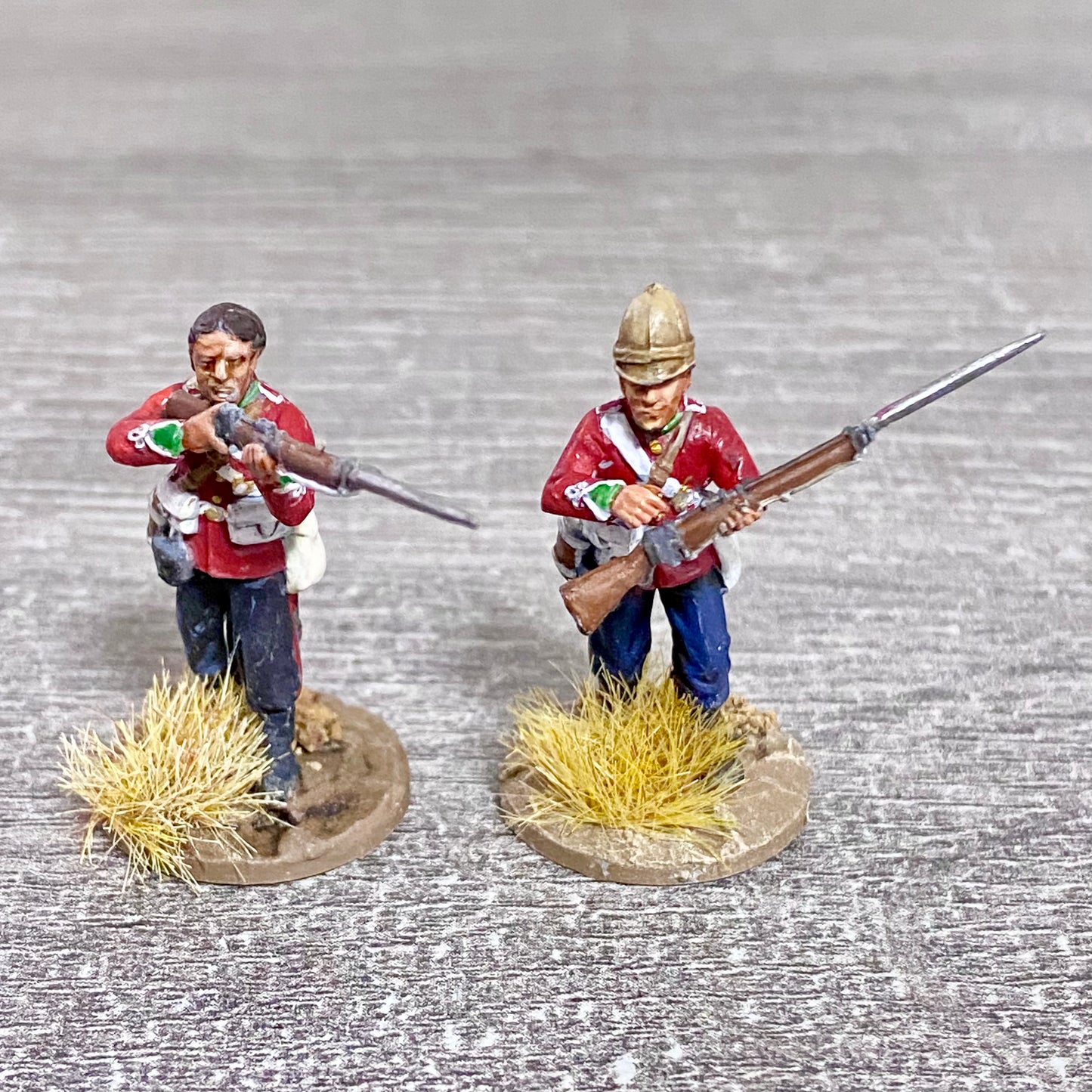 2x 28mm 24th Regiment Of Foot Painted Plastic Miniatures Zulu 1879 Wargaming #5