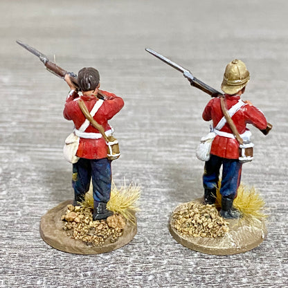 2x 28mm 24th Regiment Of Foot Painted Plastic Miniatures Zulu 1879 Wargaming #5