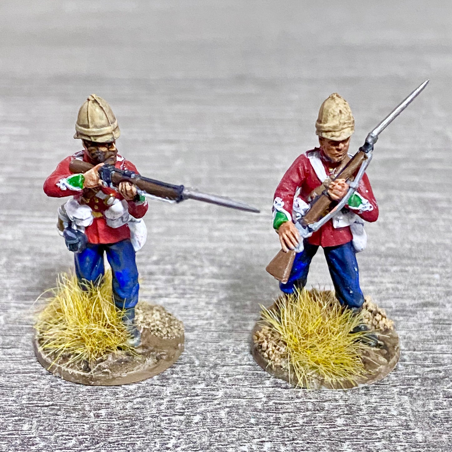 2x 28mm 24th Regiment Of Foot Painted Plastic Miniatures Zulu 1879 Wargaming #6