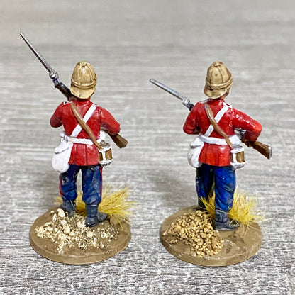 2x 28mm 24th Regiment Of Foot Painted Plastic Miniatures Zulu 1879 Wargaming #11
