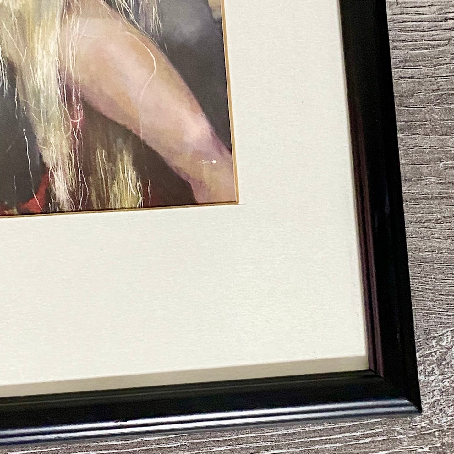 Vintage The Painter With Benedikte Art Print By Robert Lenkiewicz Framed Glazed