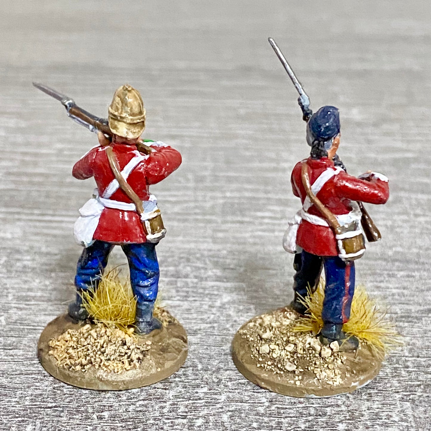 2x 28mm 24th Regiment Of Foot Painted Plastic Miniatures Zulu 1879 Wargaming #12