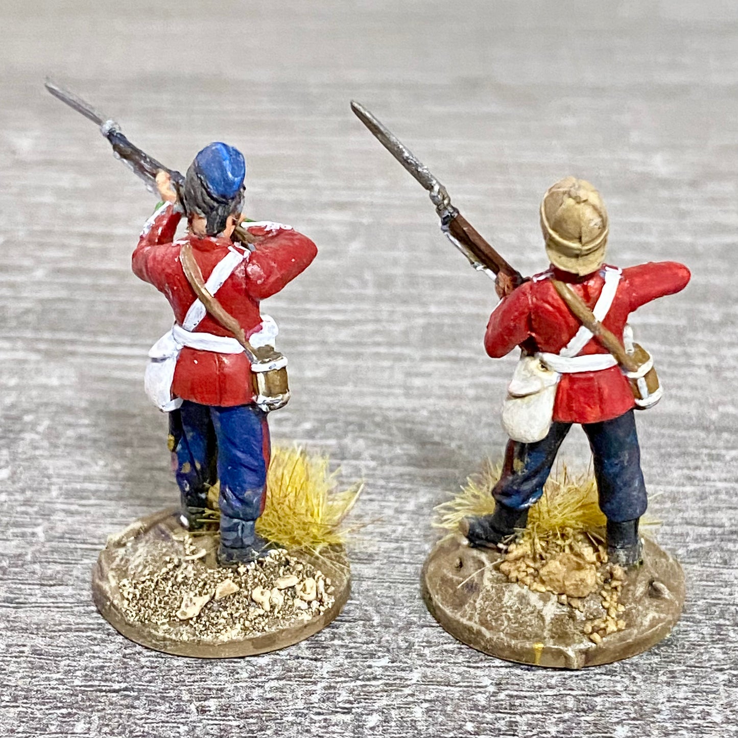 2x 28mm 24th Regiment Of Foot Painted Plastic Miniatures Zulu 1879 Wargaming #15
