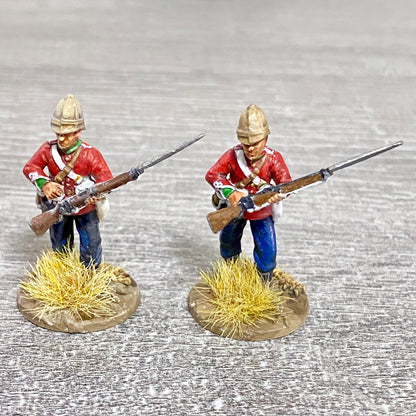 2x 28mm 24th Regiment Of Foot Painted Plastic Miniatures Zulu 1879 Wargaming #16