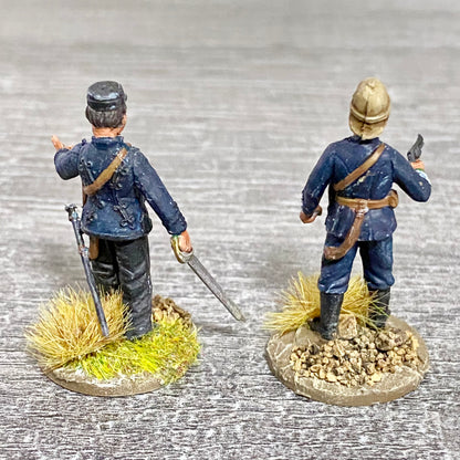 2x 28mm British Natal Police Painted Plastic Miniatures Zulu 1879 Wargaming #1