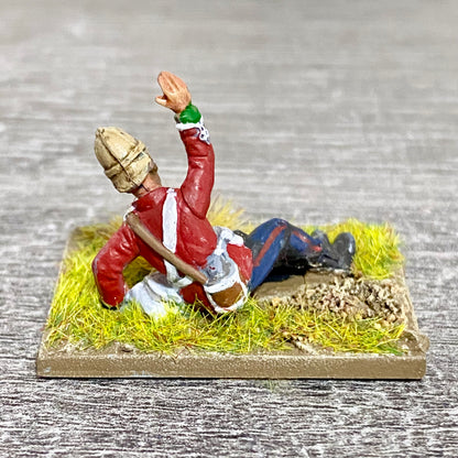 28mm 24th Regiment Of Foot Painted Plastic Miniatures Zulu 1879 Wargaming Fig #1