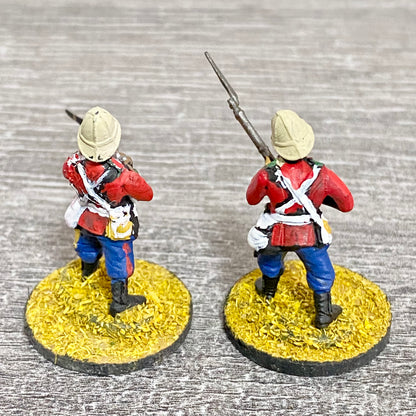 2x 28mm 24th Regiment Of Foot Painted Plastic Figures Zulu 1879 Warlord Games #6