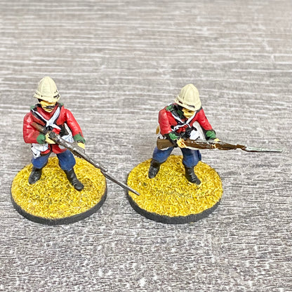 2x 28mm 24th Regiment Of Foot Painted Plastic Figures Zulu 1879 Warlord Games #8