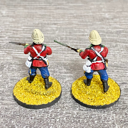 2x 28mm 24th Regiment Of Foot Painted Plastic Figures Zulu 1879 Warlord Games #8