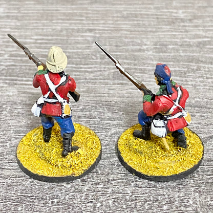 2x 28mm 24th Regiment Of Foot Painted Plastic Figures Zulu 1879 Warlord Games #9