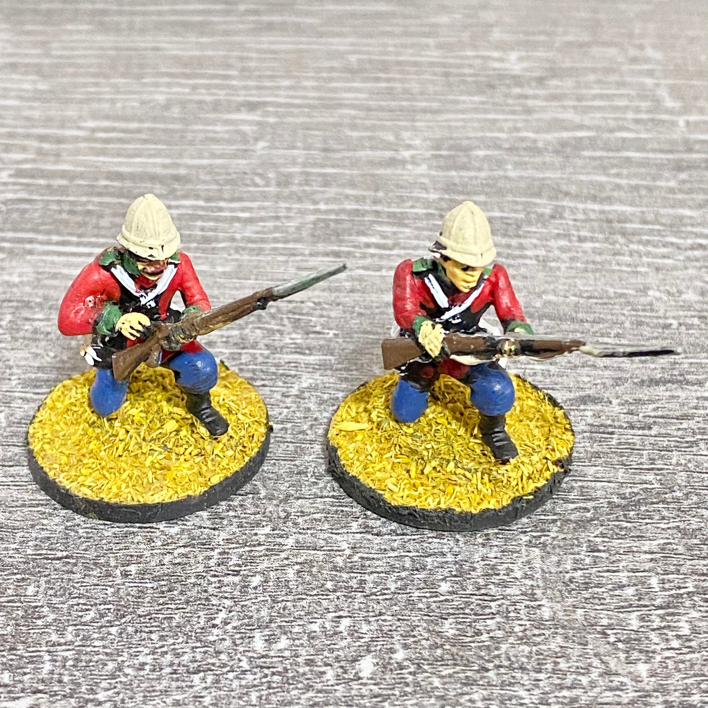 2x 28mm 24th Regt Of Foot Painted Plastic Miniatures Zulu 1879 Warlord Games #10